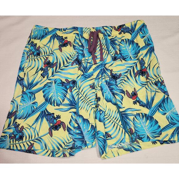 Stitch tropical pajama shorts size Extra Large men's - Picture 1 of 6